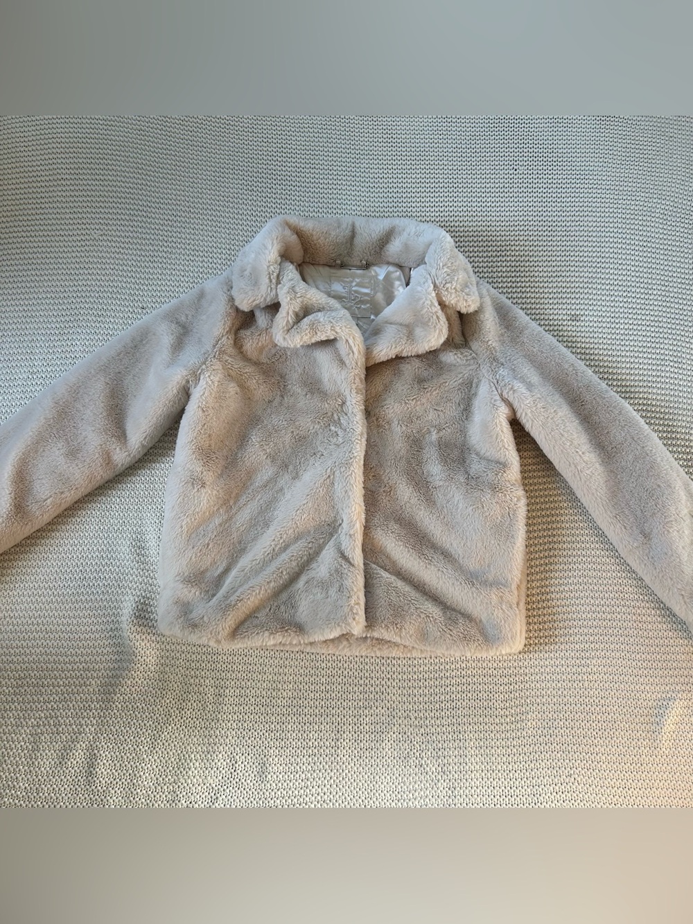Off White Small Sherpa Button Up Jacket